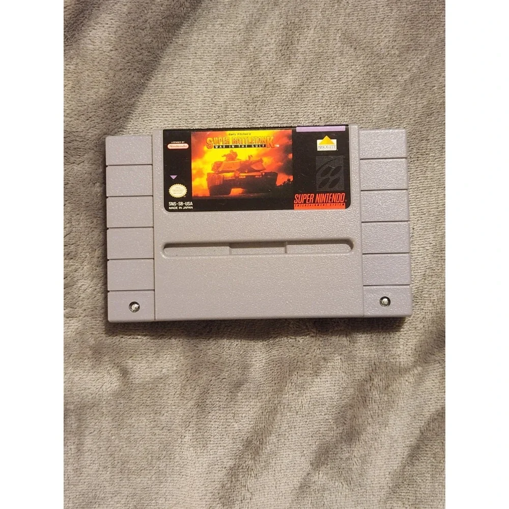 Garry Kitchen's Super Battletank: War in the Gulf (SNES, 1991) Cart Only